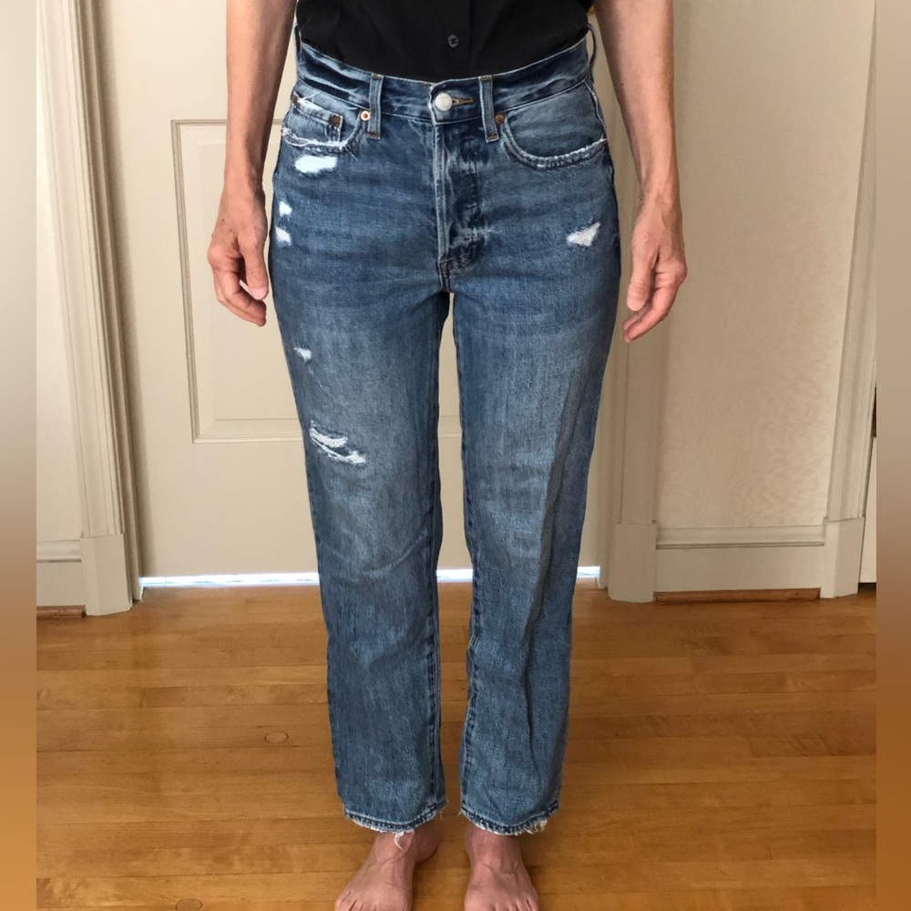 Pistola high-waisted straight-leg jeans